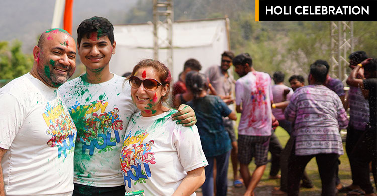 Holi Party in Rishikesh