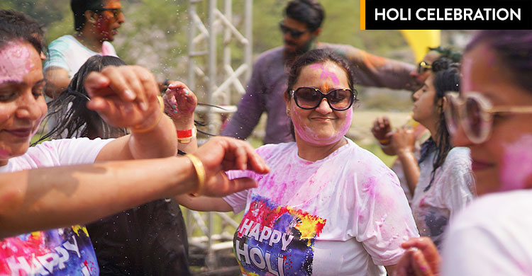 Holi Party in Rishikesh